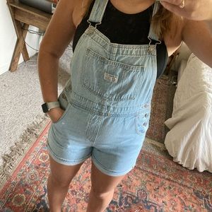 Levi's Denim Overalls Shortalls